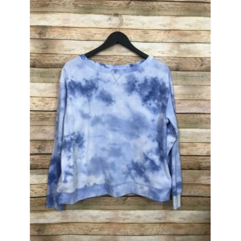 Women's Size Med Splendid Thermal Tie Dye Long Sleeve Shirt